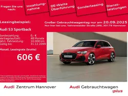 B1 progressivrot metallic (metallic) Gebraucht 2024 Audi S3 Sport Limousine | 45.450 € (Fairer Preis)