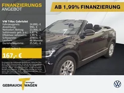 Schwarz Gebraucht 2024 VW T-Roc Cabriolet Style Cabrio | 24.890 € (Superpreis)