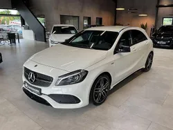 Calcitweiss/zirrusweiss Gebraucht 2018 Mercedes A180 AMG line Limousine | 17.980 € (Etwas zu teuer)