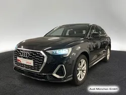 Mythosschwarz metallic Gebraucht 2024 Audi Q3 Sportback S-Line SUV | 38.435 € (Guter Preis)