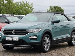 Grün (metallic) Gebraucht 2020 VW T-Roc Cabriolet Cabrio | 18.950 € (Fairer Preis)