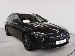 Obsidianschwarz metallic Gebraucht 2022 Mercedes E300 AMG line Kombi | 29.690 € (Fairer Preis)