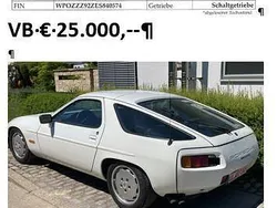 Weiß Gebraucht 1983 Porsche 928 Coupé | 21.000 €