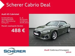 Distriktgrün metallic verdeck Gebraucht 2024 Audi A5 Cabriolet S-Line Cabrio | 51.290 € (Superpreis)