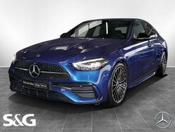 Metalliclack spektralblau Gebraucht 2024 Mercedes C200 AMG Limousine | 39.870 € (Fairer Preis)