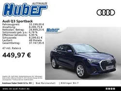 Navarrablau Gebraucht 2023 Audi Q3 Sportback Ambiente SUV | 33.199 € (Superpreis)