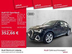 Schwarz Gebraucht 2024 Audi Q3 Sportback S-Line SUV | 38.880 € (Fairer Preis)