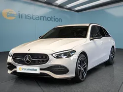 Weiß Gebraucht 2022 Mercedes C300e Kombi | 33.649 € (Fairer Preis)