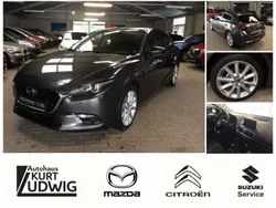 Grau Gebraucht 2017 Mazda 3 Sports-Line Limousine | 15.900 € (Fairer Preis)