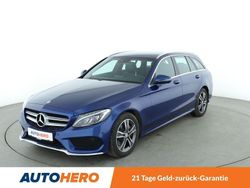 Blau Gebraucht 2015 Mercedes C200 AMG line Kombi | 20.350 € (Etwas zu teuer)