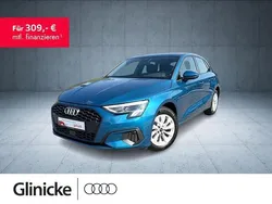 Atollblau metallic Gebraucht 2022 Audi A3 Sportback e-tron Performance Limousine | 23.420 € (Guter Preis)