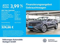 Rauchgrau metallic/schwarz Gebraucht 2025 VW T-Roc Cabriolet Goal Cabrio | 29.230 € (Superpreis)