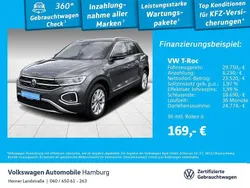 Indiumgrau metallic/schwarz Gebraucht 2024 VW T-Roc Style SUV | 29.750 € (Fairer Preis)