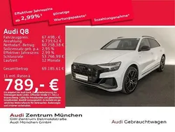 Gletscherweiß metallic Gebraucht 2023 Audi Q8 Ambiente SUV | 65.978 € (Etwas zu teuer)