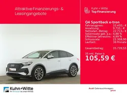 Gletscherweiß metallic Gebraucht 2022 Audi Q4 Sportback e-tron Ambiente SUV | 31.850 € (Superpreis)
