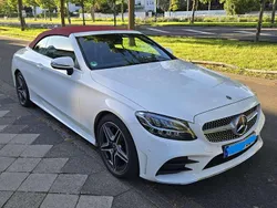 Weiß Gebraucht 2021 Mercedes C180 AMG Cabrio | 33.600 € (Fairer Preis)
