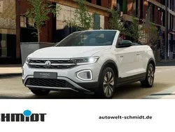 Pure white schwarz Neu 2025 VW T-Roc Cabriolet Goal Cabrio | 36.690 € (Fairer Preis)
