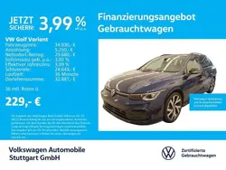 H7 atlantik blue metallic Gebraucht 2024 VW Golf VIII R-line Kombi | 34.930 € (Fairer Preis)
