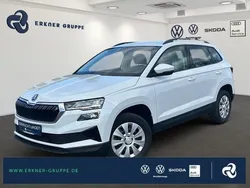 Moonweiss metallic Gebraucht 2022 Skoda Karoq Active SUV | 20.975 € (Superpreis)
