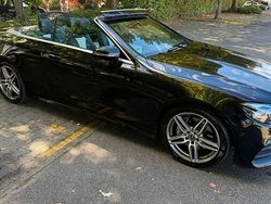 Schwarz Gebraucht 2018 Mercedes E220 AMG line Cabrio | 34.900 € (Fairer Preis)