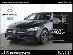 Schwarz obsidianschwarz metall Gebraucht 2024 Mercedes C180 AMG Limousine | 39.290 € (Fairer Preis)