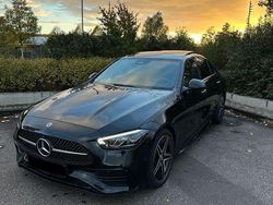 Schwarz Gebraucht 2023 Mercedes C180 AMG Limousine | 38.400 € (Teuer)