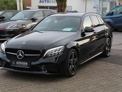 Schwarz Gebraucht 2021 Mercedes C220 AMG line Limousine | 26.700 € (Superpreis)