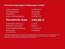 Weiss Gebraucht 2021 VW Caddy Van / Kleinbus | 14.997 € (Superpreis)