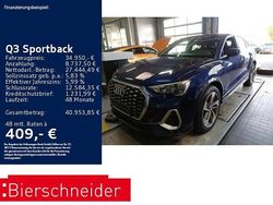 Blau Gebraucht 2023 Audi Q3 Sportback S-Line SUV | 34.950 € (Guter Preis)