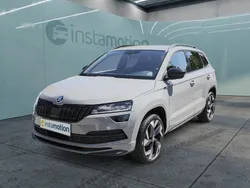Grau Gebraucht 2021 Skoda Karoq SportLine SUV | 23.380 €