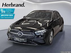 Unilack nachtschwarz Gebraucht 2025 Mercedes A200 AMG Limousine | 32.490 € (Fairer Preis)