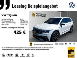 Weiß Gebraucht 2022 VW Tiguan R-line SUV | 34.444 € (Guter Preis)