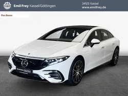 Weiß Gebraucht 2022 Mercedes EQS450+ Electric Art Limousine | 57.400 € (Etwas zu teuer)