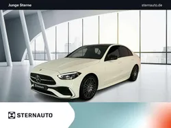 Unilack polarweiß Gebraucht 2025 Mercedes C180 AMG Limousine | 47.980 € (Teuer)