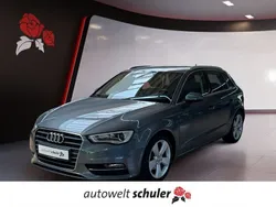 Monsungrau metallic (metallic) Gebraucht 2016 Audi A3 Sportback Ambition Limousine | 16.480 € (Fairer Preis)