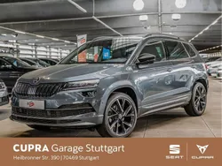 F6 quarzgrau metallic Gebraucht 2021 Skoda Karoq SportLine SUV | 28.330 € (Superpreis)