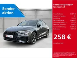 Grau Gebraucht 2024 Audi A3 Sportback S-Line Limousine | 35.575 € (Guter Preis)
