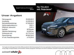 Schwarz Gebraucht 2025 Audi Q6 e-tron S-Line SUV | 86.000 € (Etwas zu teuer)