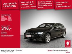 Mythosschwarz metallic Gebraucht 2024 Audi A4 Advanced Plus Kombi | 40.420 € (Teuer)