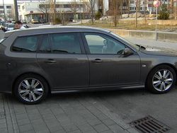 Grau metallic Gebraucht 2008 Saab 9-3 Aero Kombi | 14.200 €