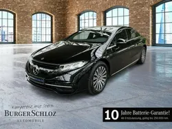 Metalliclack obsidianschwarz Gebraucht 2022 Mercedes EQS580 Limousine | 73.800 € (Guter Preis)