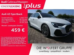 Weiß Gebraucht 2024 Audi A3 Sportback S-Line Limousine | 43.866 € (Teuer)