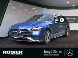 Blau / spektralblau Gebraucht 2024 Mercedes C200 Advanced Kombi | 40.747 € (Etwas zu teuer)