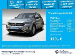 Pyritsilber metallic/schwarz Gebraucht 2024 VW T-Roc Life SUV | 25.330 € (Fairer Preis)