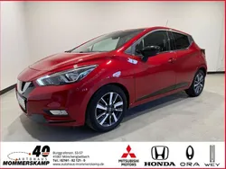 Rot Gebraucht 2017 Nissan Micra N-Connecta Kleinwagen | 9.980 € (Fairer Preis)