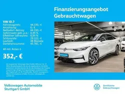 Gletscherweiß metallic/schwarz Gebraucht 2023 VW ID.7 Pro Limousine | 44.330 € (Guter Preis)