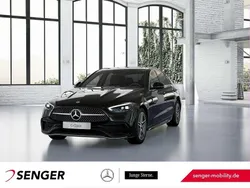 Lack obsidianschwarz Gebraucht 2022 Mercedes C200 AMG line Limousine | 36.480 € (Fairer Preis)