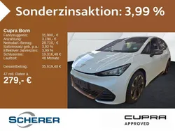 Eisweiß (metallic) Gebraucht 2024 Cupra Born e-Boost Kleinwagen | 31.900 € (Fairer Preis)