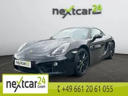 Tiefschwarzmetallic (metallic) Gebraucht 2016 Porsche Cayman Coupé | 47.990 € (Fairer Preis)