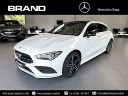 Weiß Gebraucht 2021 Mercedes CLA250e Shooting Brake AMG line Kombi | 34.980 € (Teuer)